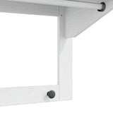 Appendiabiti HILL Bianco e marrone miele 90 x 35 x 41,5 cm
