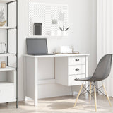 Scrivania con Cassetti HILL Bianco 100 x 45 x 74 cm