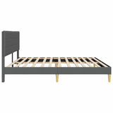 Struttura del letto Grigio Scuro 180 x 200 cm Tessuto