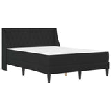 Struttura letto con materasso Nero 140 x 190 cm Velluto