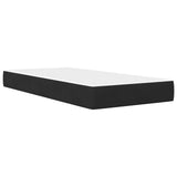 Struttura letto con materasso Nero 100 x 200 cm Velluto