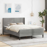 Struttura letto con materasso Grigio Chiaro 120 x 200 cm