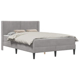Struttura letto con materasso Grigio Chiaro 120 x 200 cm