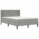 Struttura letto con materasso Grigio Chiaro 120 x 200 cm