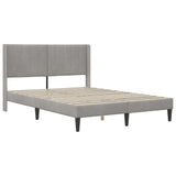 Struttura letto con materasso Grigio Chiaro 120 x 200 cm