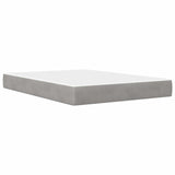 Struttura letto con materasso Grigio Chiaro 120 x 200 cm