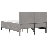 Struttura letto con materasso Grigio Chiaro 120 x 200 cm