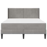 Struttura letto con materasso Grigio Chiaro 120 x 200 cm