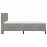 Struttura letto con materasso Grigio Chiaro 120 x 200 cm