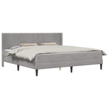 Struttura letto con materasso Grigio Chiaro 180 x 200 cm