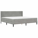 Struttura letto con materasso Grigio Chiaro 180 x 200 cm