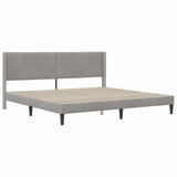 Struttura letto con materasso Grigio Chiaro 180 x 200 cm