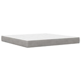 Struttura letto con materasso Grigio Chiaro 180 x 200 cm