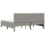 Struttura letto con materasso Grigio Chiaro 180 x 200 cm