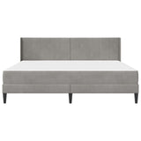 Struttura letto con materasso Grigio Chiaro 180 x 200 cm