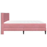 Struttura letto con materasso Rosa 180 x 200 cm Velluto