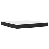 Struttura letto con materasso Nero 200 x 200 cm Velluto