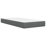 Struttura del letto Grigio scuro 80 x 200 cm Poliestere