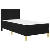 Struttura del letto Nero 90 x 190 cm Poliestere