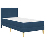 Struttura del letto Blu 90 x 200 cm Poliestere