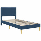 Struttura del letto Blu 90 x 200 cm Poliestere
