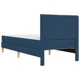 Struttura del letto Blu 90 x 200 cm Poliestere