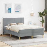 Struttura del letto Grigio chiaro 120 x 200 cm Poliestere