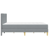 Struttura del letto Grigio chiaro 140 x 190 cm Poliestere