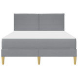 Struttura del letto Grigio chiaro 140 x 200 cm Poliestere