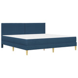Struttura del letto Blu 200 x 200 cm Poliestere