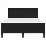 Struttura del letto con testiera Nero 160 x 200 cm Similpelle
