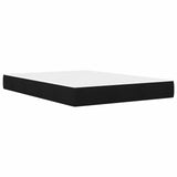 Struttura letto con materasso Nero 120 x 190 cm Tessuto