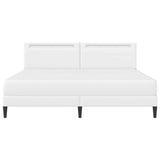 Struttura del letto con testiera Bianco 180 x 200 cm Similpelle