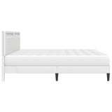 Struttura del letto con testiera Bianco 180 x 200 cm Similpelle