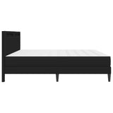 Struttura del letto con testiera Nero 180 x 200 cm Similpelle