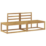 Divano da Esterno 2 Pezzo Bianco 182,5 x 63 x 73 cm