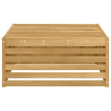Poggiapiedi da Esterno Legno di Acacia Massello Bianco