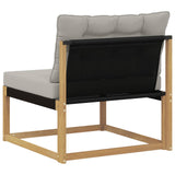 Divano centrale per esterno Bianco 79 x 83 x 73 cm acciaio