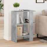 Libreria Grigio cemento 52 x 25 x 71,5 cm Legno truciolato