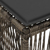 Poggiapiedi Grigio polyrattan