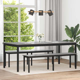 Tavoli da pranzo 2 pcs 200 x 100 x 75 cm Legno truciolato