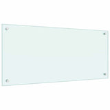 Rivestimento da Cucina 2 pcs Bianco 90 x 40 cm vetro temperato