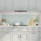 Schienale da cucina 2 pcs Bianco 90 x 50 cm vetro temperato