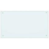 Rivestimento da Cucina 2 pcs Bianco 90 x 50 cm vetro temperato