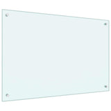 Rivestimento da Cucina 2 pcs Bianco 90 x 60 cm vetro temperato