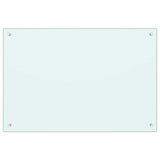 Rivestimento da Cucina 2 pcs Bianco 90 x 60 cm vetro temperato