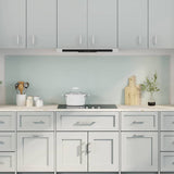 Rivestimento da Cucina 2 pcs Bianco 100 x 60 cm vetro temperato