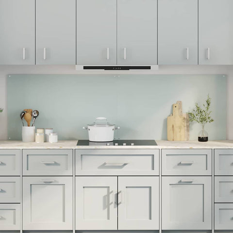 Rivestimento da Cucina 2 pcs Bianco 100 x 60 cm vetro temperato