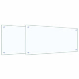 Rivestimento da Cucina 2 pcs Trasparente 90 x 40 cm