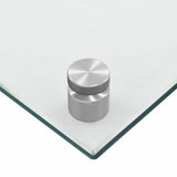 Schienale da cucina 2 pcs Trasparente 90 x 50 cm